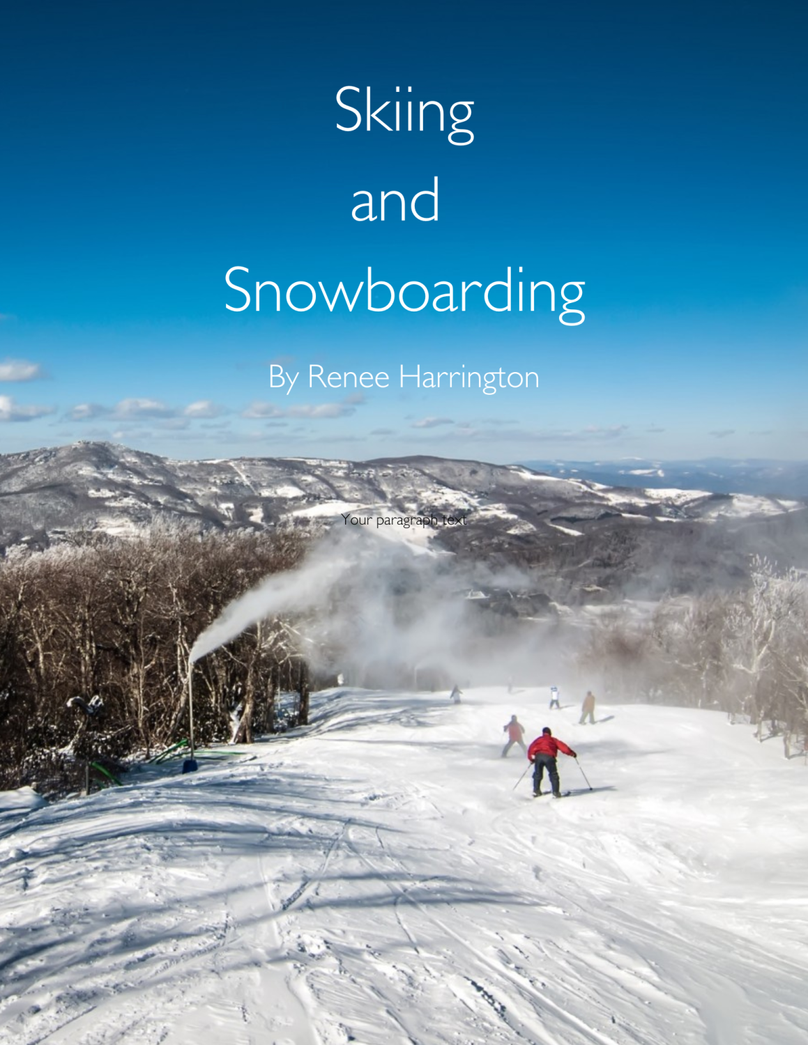 Cover image for Skiing and Snowboarding